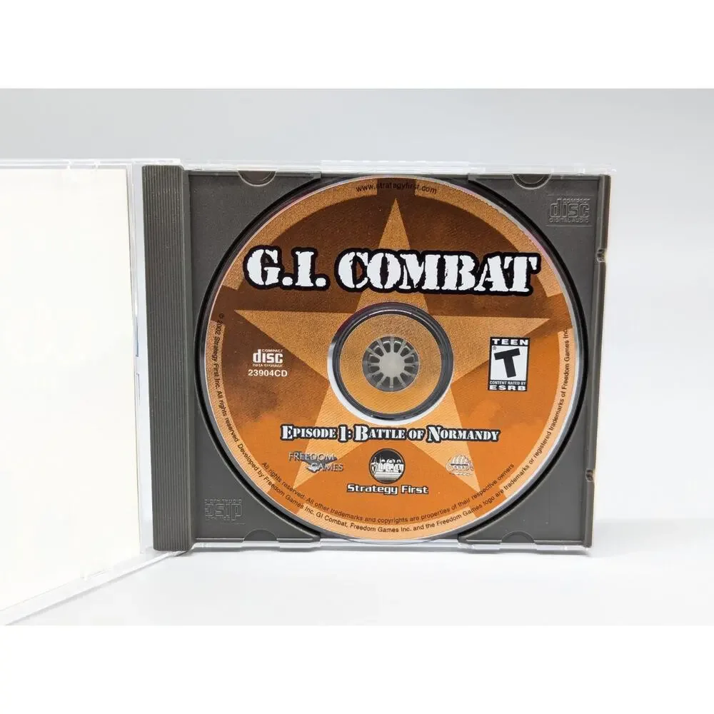 GI Combat Episode 1 Battle of Normandy Video Game PC Vintage